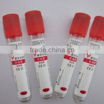 Clot&activator Vacuum Blood Collection Tube with Red Cap