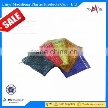 mesh bag/net with drawstring packing for vegetable,fruit,firewood