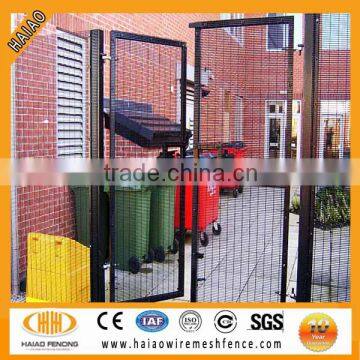 Anti-climb gate fencing