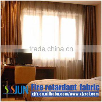 Exquisite technology flame retardant hotel curtain fabric