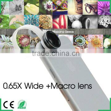 no Dark Corners Mini Optical Macro Lens and Super Wide Angle Camera Lens for Sansung Galaxy s6 photo-2