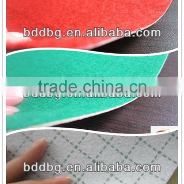 2016 red/green/white felt pvc flooring