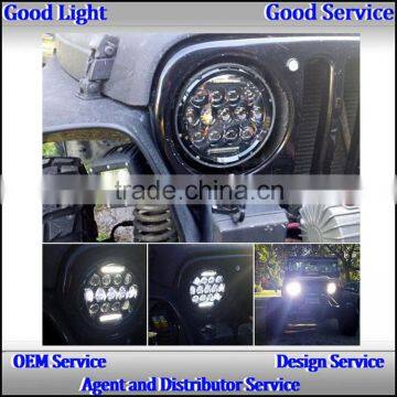 OVOVS Hot Sales Round Car Led Driving Work Light 7inch 75w Led Headlight for Cars photo-5