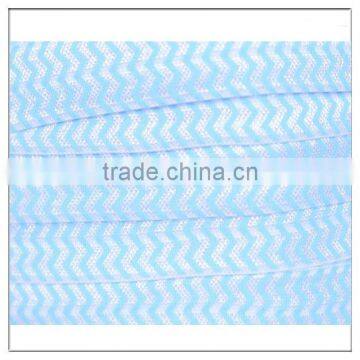 custom color 5/8" chevron aqua elastic