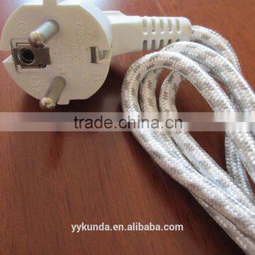 VDE Approved 3x0.75 1.0 H03RT-H Braided Power Cord photo-3