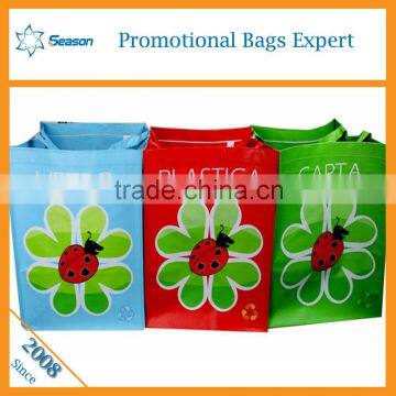 Recycle PP woven bags garbage bag rubbish bag