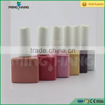 Square empty nail polish glass bottle wholesale