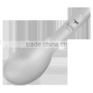 Pure Titanium Metal Stainless Children Mini Spoon photo-2
