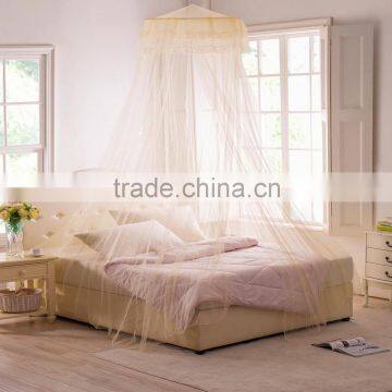 Elegant romantic beautiful design of conical round hanging mosquito nets