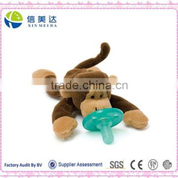 pacifier with plush toy