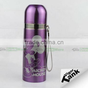 Stainless Slteel Fashion Thermos Bottle with Strap