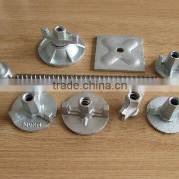 Scaffold Wing Nut and Swivel Tie Rod Accessories