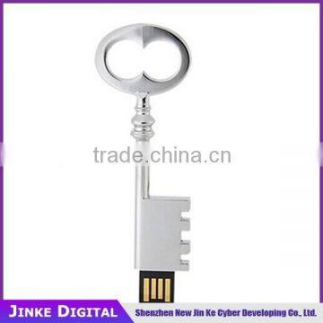 Key usb flash drive, metal slim key shape 8GB, Best Sub China manufacturer