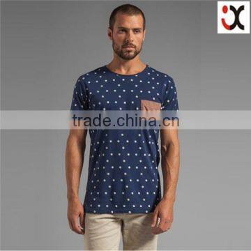 2015 mens fashion leisure T shirt short sleeve print euro shirts JXQ365