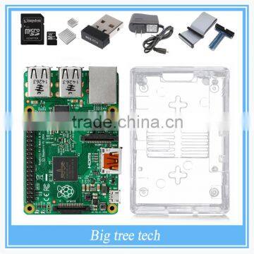 Raspberry Pi 2 Model B Complete Starter Kit -- Raspberry Pi 2 Model B / transparent case / 2.5A Power supply / Wifi Adapter