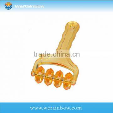 plastic handheld four wheel massager