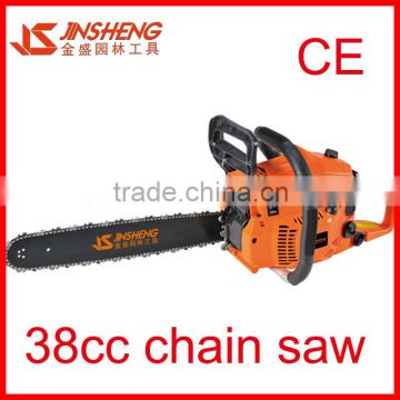 Hot sale 38cc gas chain saw with CE approved