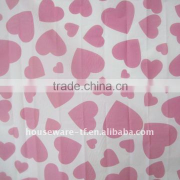 PINK HEART SHOWER CURTAIN