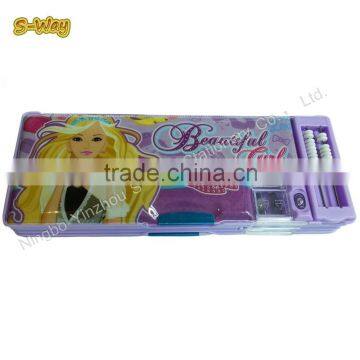 School characters design pencil box/pencil case for kids