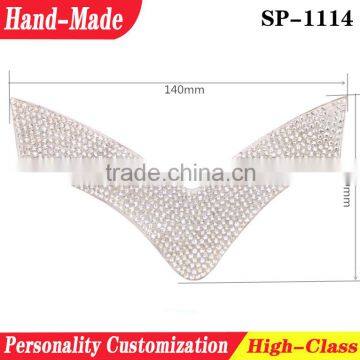 Wholesale acrylic diamond patches decorative sandal shoes accessory