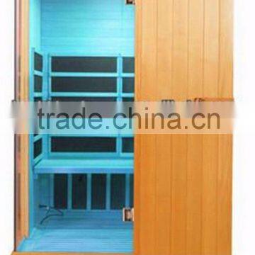 7 color light color theraphy function infrared wooden sauna massage rooms