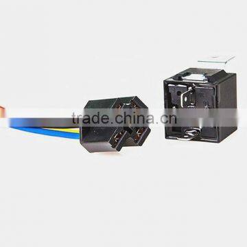 5pcs/Set 5 Pin Cable Wire Relay Socket Harness Connector DC 12V for Auto Car NEW photo-6