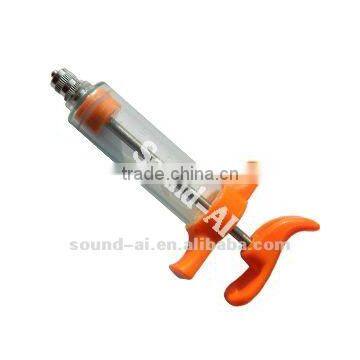 plastic steel veterinary syringe