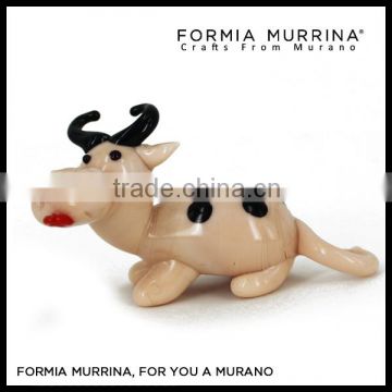 Murano glass figurine handmade animal figurine cow glass figurine wholesale