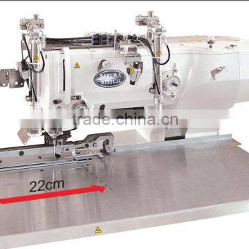 Auto Positioning Straight Buttonhole Sewing Machine (6 Buttons in 1 Pedal)