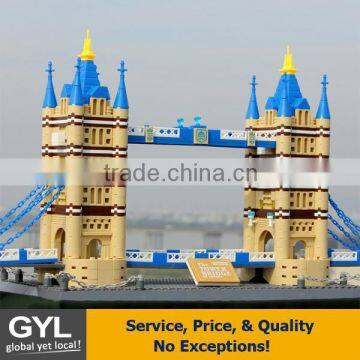 2016 hot sales World Architecture 3D Famous Building blocks,architectural models of famous buildings