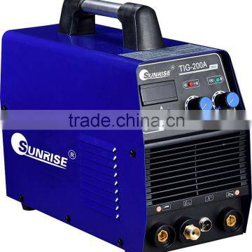 heavy duty cycle dc mosfet inverter tig mma double usage welding machine TIG-200A with free tig torch