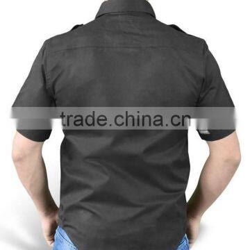 GOTHIC 2015 SHIRT SURPLUS BLACK COTTON MEN'S STEAMPUNK GOTH photo-2