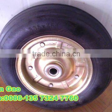 13 inch cart wheel solid rubber tires