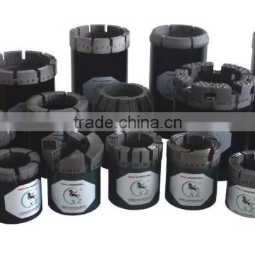 Metric Geological Core Drill Bits / Diamond Impregnated Bit With High Speed