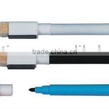 Permanent marker pen with board eraser and magnet BIN36153