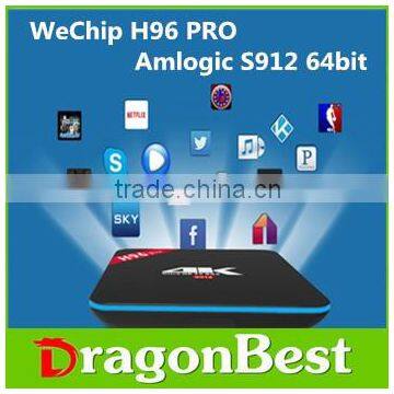 Amlogic S912 wholesale android smart tv settop box internet tv iptv kodi set