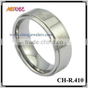 Fashion tungsten carbide laser cut jewelry for men