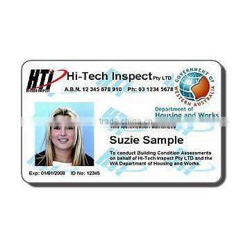 Plastic ID card