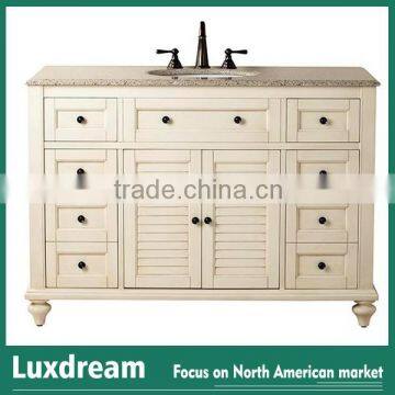 Grey 60" Double Cupc Sinks Bathroom Vanity Wholesale photo-6