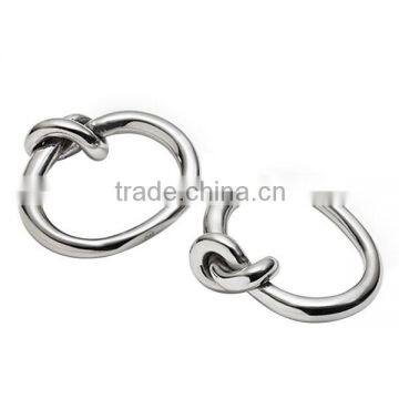 SRA0014 Cheap Bulk Napkin Ring Stylish Knot Ring Stainless Steel Jewelry Fashion Napkin Ring