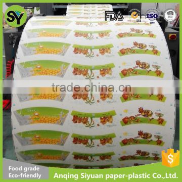 Professional factory pe coated paper rolls price/raw material for paper cup