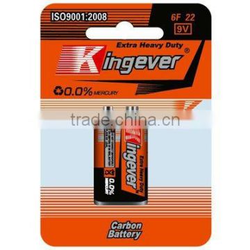 good quality zinc carbon battery 9v