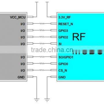 RF Transceiver CC1120 Chipcon 1500M Long Distance Automatic Meter Reading RF Module 433m rf Module photo-3