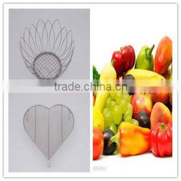 fancy fruit basket , wire basket, stainless steel basket