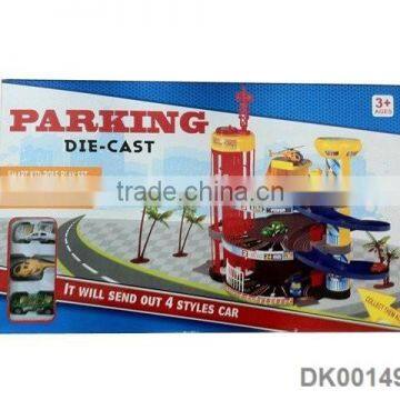 Wholesale diecast cars parking lot track