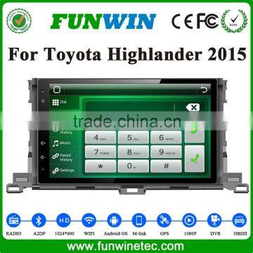 Funwin Double Din Pioneer Car Audio System Dvd Player For Toyota Highlander 2015 With Car Radio Gps Navigation photo-5