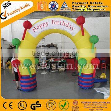 2015 new design outdoor inflatable entrance arch F5025