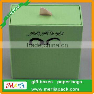 Stationary Box W/pull Out Drawer Storing Envelopes Paper Note Cards Postcard Boxes