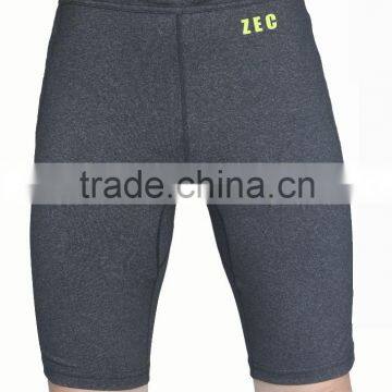 High Quality Melange Dri Fit Gym Shorts, Running Tights, Custom Fitness Compression Tights for Men photo-2