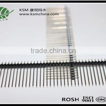 Pin header 2.54mm 1*40 straight type connector(pin length 25 )